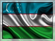 Flaga, Uzbekistan
