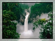 Wodospad, Las, Góry, Wodopad, Ekwador