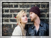 Imogen Poots, Aaron Paul, Aktorzy, Ściana, Cegły