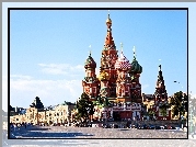 Katedra, Św. Bazylego, Cerkiew, Moskwa, Rosja