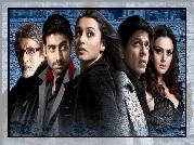 Aktorzy,Rani, Mukherjee, Preity Zinta, Shahrukh, Khan, Bollywood, Film,  Nigdy, Nie, Mów, Żegnaj