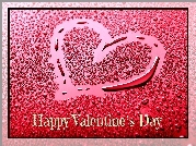 Walentynki, Serce, Krople, Wody, Happy Valentines Day