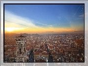 Florencja, Zachód Słońca, Zdjęcie miasta