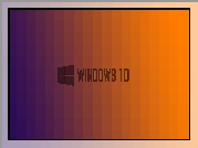 Windows 10, Logo, Czarny, Pomarańczowy