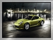 Oliwkowy, Porsche, Cayman, R, 2011, Port