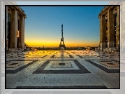 Francja, Paryż, Wieża Eiffla, Plac