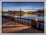 Sztokholm, Szwecja, Nocą