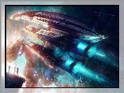 Mass Effect, Kosmos, Statek Kosmiczny, Żniwiarz, SSV Normandia