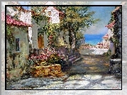 Alois Arnegger, Fragment, Włoskiego, Miasteczka