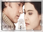 Aktorzy, Bollywood, Kajol, Aamir, Khan, Film, Fanaa