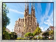 Hiszpania, Barcelona, Kościół, Świątynia Pokutna Świętej Rodziny, Sagrada Familia