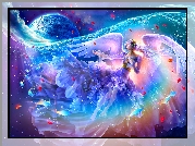 Fantasy, Anioł, Kobieta
