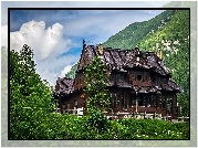 Polska, Zakopane, Schronisko, Góry Tatry, Dom