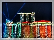 Singapur, Marina Bay Sands, Reflektory, Hotel