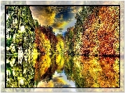Jezioro, Las, Odbicie