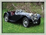 Zabytkowy, Jaguar, Ss100, 1935