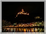 Zamek Reichsburg, Miasto Cochem, Niemcy, Rzeka Mozela
