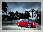 Czerwony, Lexus, LF-LC, 2012, Palmy