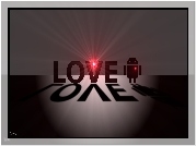 Android, Napis, Miłość