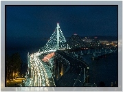 San Francisco, Most, Noc, Oświetlenie