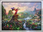 Disney, Thomas Kinkade, Myszka Miki, Malarstwo