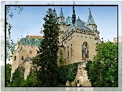 Zamek w Bojnicach, Bojnický zámok, Bojnice, Słowacja