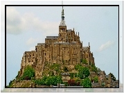 Francja, Normandia, Wyspa Mont-Saint-Michel, Opactwo św. Michała Archanioła