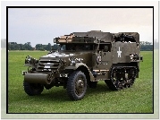 Wojskowy, Samochód, Specjalny, Half Track