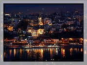 Serbia, Belgrad, Noc, Miasto