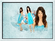 Selena Gomez, Niebieska, Sukienka