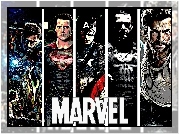 Marvel, Bohaterzy, Heroes, Iron Man, Superman, Kapitan Ameryka, Punisher, X Men, Wolverine