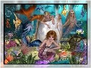 Syrenki, Dno, Morskie, Fantasy
