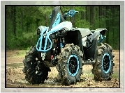 Niebieski, Quad, Can-Am, Renegade 1000 R XMR