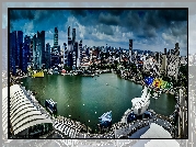 Drapacze Chmur, Singapur, Panorama Miasta