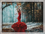 Darya Chacheva, Kobieta, Las, Jesień