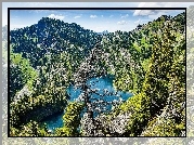 Las, Jezioro, Góry