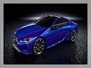 Niebieski, Lexus, LC500