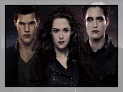 Saga, Zmierzch, Aktorzy, Taylor Lautner, Kristen Stewart, Robert Pattinson