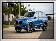 Niebieskie, Volvo XC90 T6 R-Design, 2016