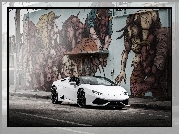 Samochód, Lamborghini, Graffiti