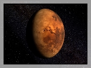 Kosmos, Czerwona, Planeta, Mars