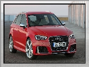 Czerwone, Audi RS3 Sportback, 2015