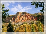 Armenia, Prowincja Wajoc Dzor, Czerwone, Skały, Góry