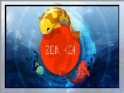 Zen, Koi, Gra, Ryby