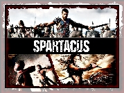 Serial, Spartacus, Saxa, Crixus, Walka