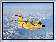 Żółty, Samolot, Embraer KC-390, Wojskowy, Transportowy