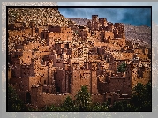 Maroko, Region Sus-Masa-Dara, Osada Ajt Bin Haddu, Palmy, Budowle