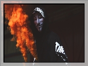 Maska, Anonimowy, Mężczyzna, Anonymous, Dym