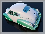 Zabytkowy, Cadillac Series 62 Sedanette, 1946, Biało-zielony