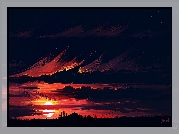 Paintography, Zachód słońca